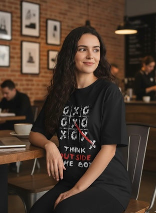 Think outside the Box Oversized Tshirts