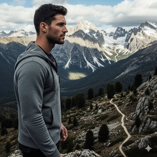 Light Weight Hoodies- Grey