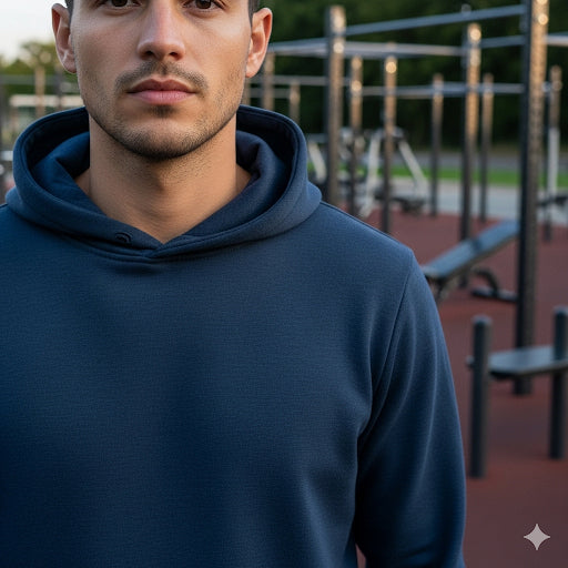 Light Weight Hoodies- Navy Blue