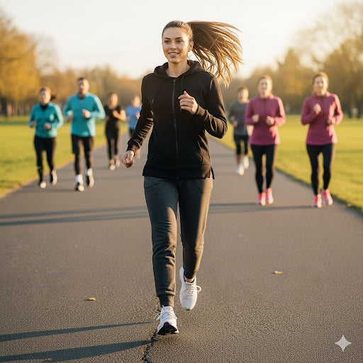 Light Weight Hooded Zipper- Black
