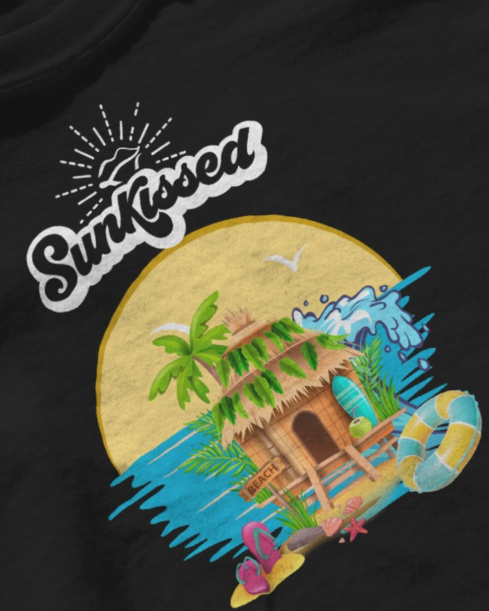 Sun Kissed Short Sleeves Crew Neck