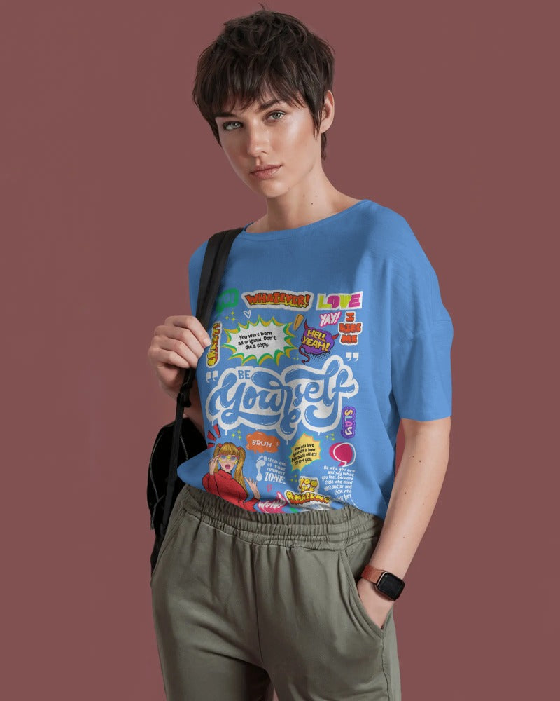 Wear It Bold-Be Yourself- Short Sleeves, 100% Cotton