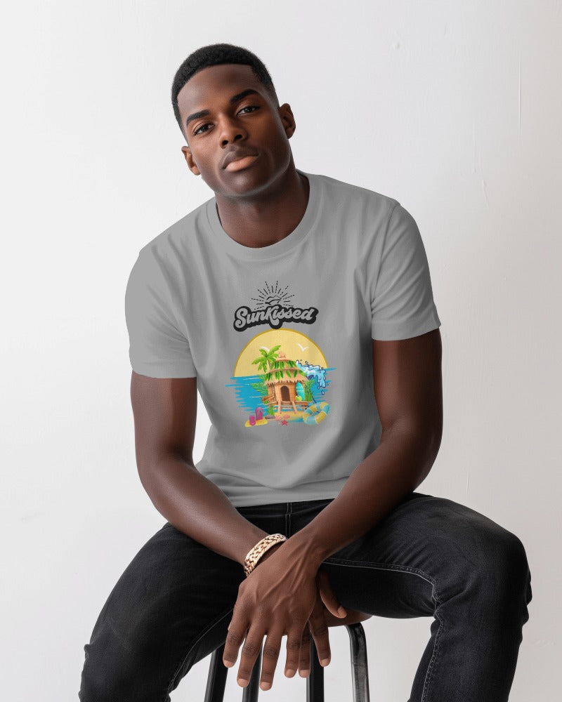 Sun Kissed Short Sleeves Crew Neck