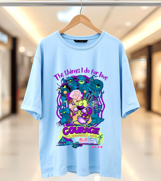 COURAGE- OVERSIZED UNISEX TSHIRTS