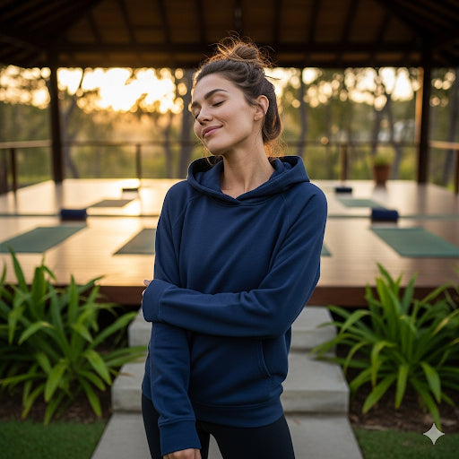 Light Weight Hoodies- Navy Blue