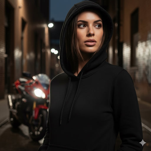 Light Weight Hoodies- Black