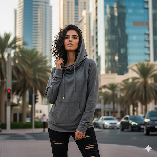 Light Weight Hoodies- Grey