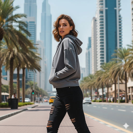 Light Weight Hoodies- Grey