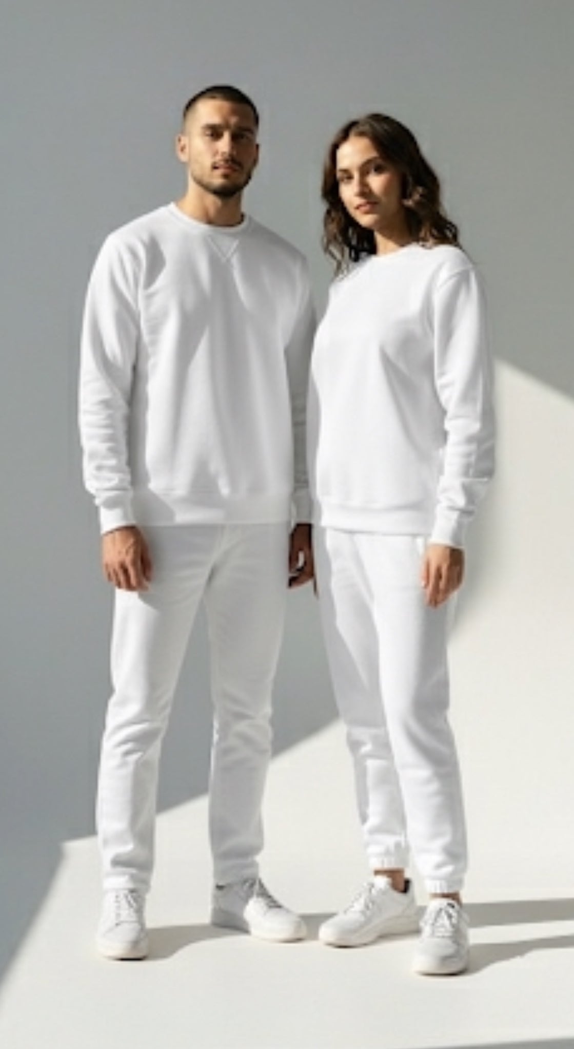 SweatShirts- Unisex White