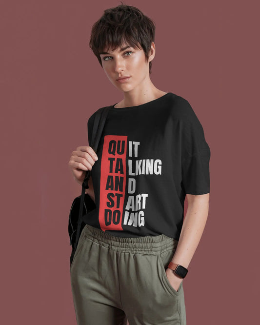 Quit Talking & Start Doing Short Sleeves Tshirts