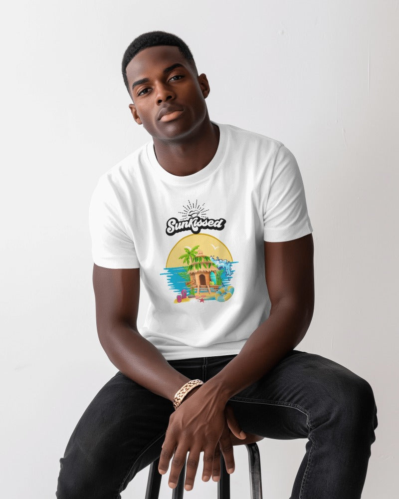 Sun Kissed Short Sleeves Crew Neck