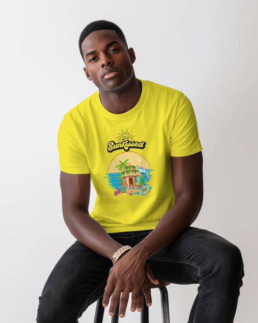 Sun Kissed Short Sleeves Crew Neck